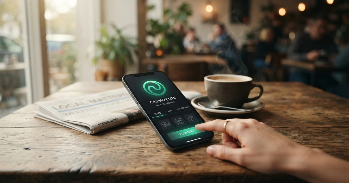 Mobilní telefon zobrazující logo platební služby Boku a rozhraní online casina