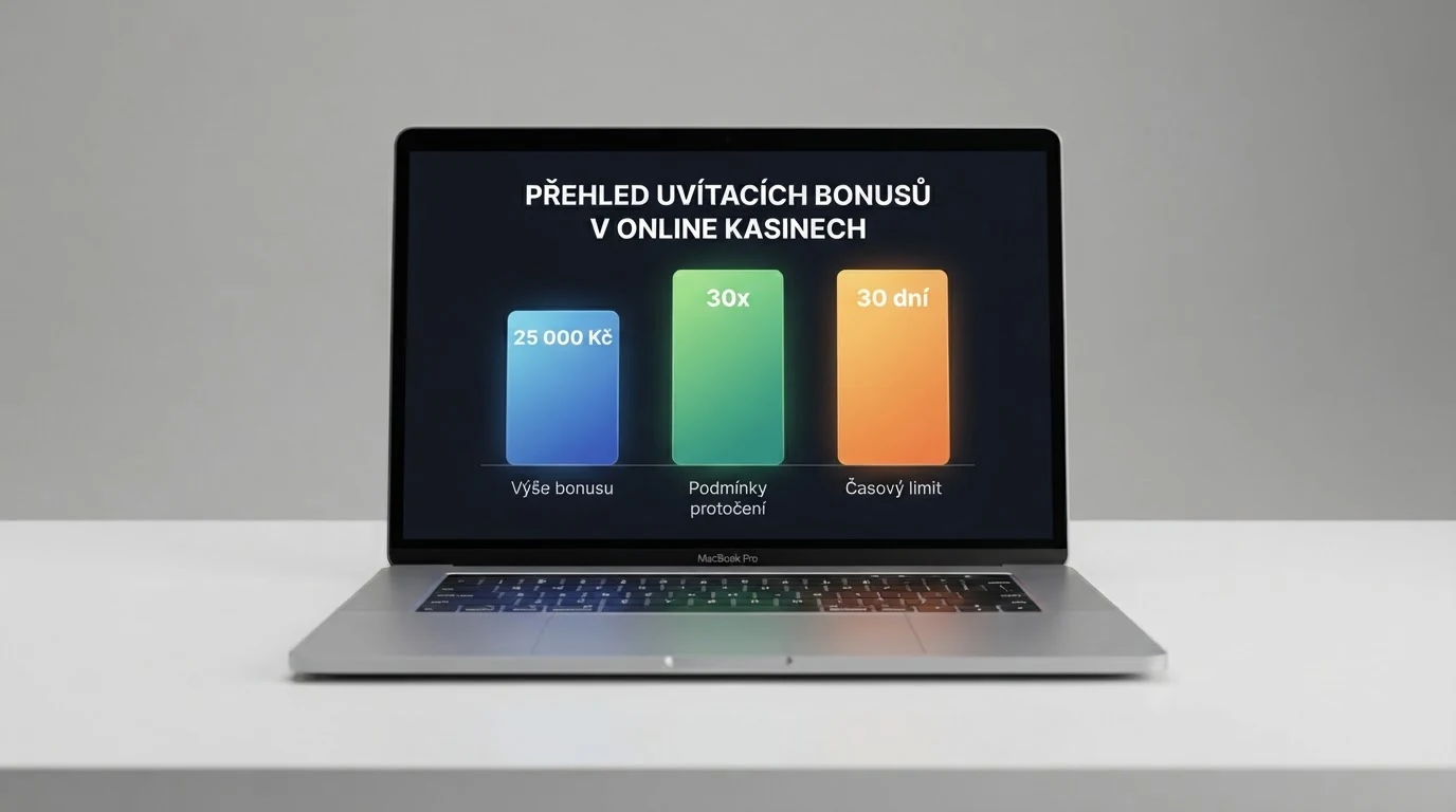 Srovnání uvítacích bonusů a podmínek protočení u deseti online kasin